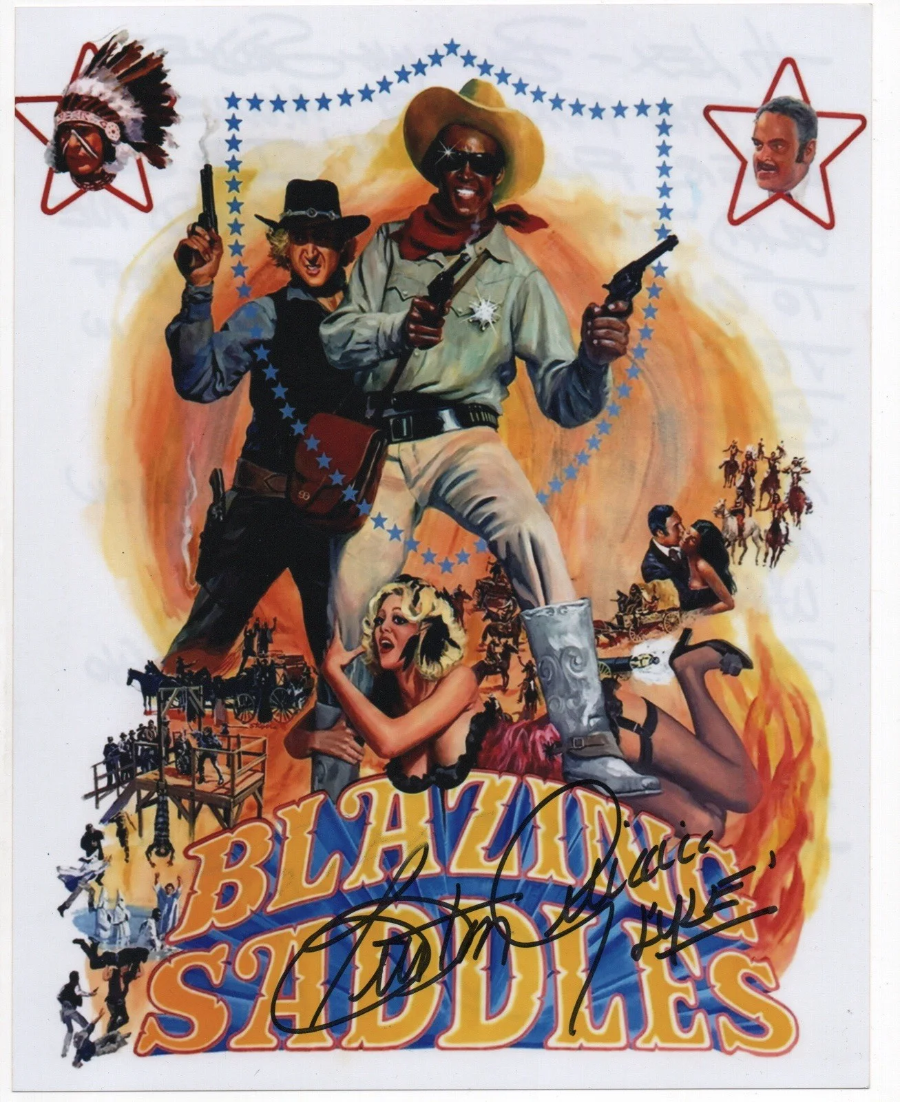 Burton Gilliam — Burton Gilliam signed autograph 8x10 Photo No COA Pass BAS PSA JSA Saddles *INR