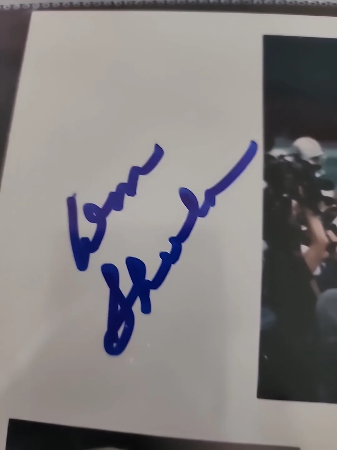 Don shula signed hall of fame photo when he was enshrined in 1997, изображение 2
