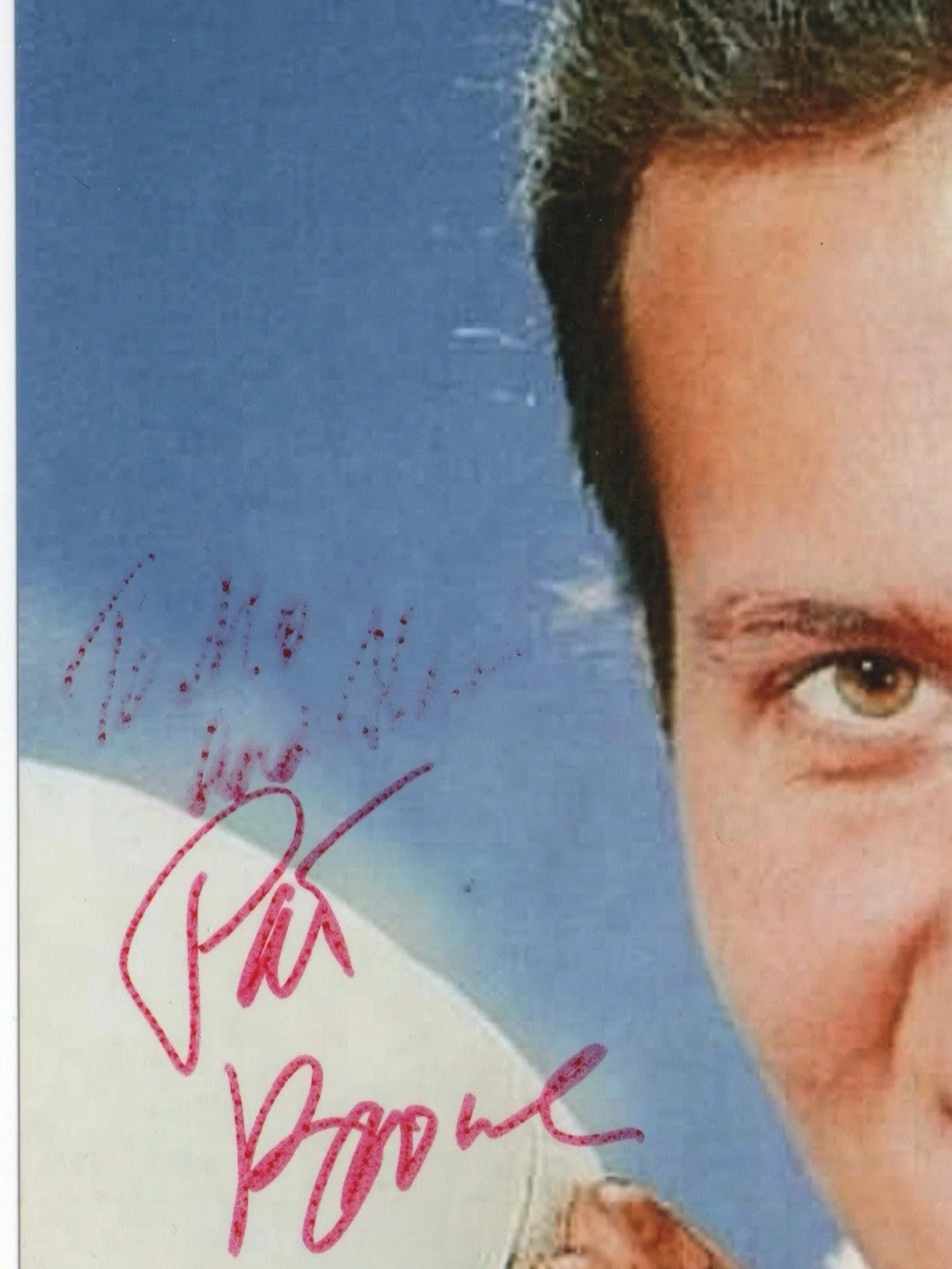 Pat Boone — Pat Boone signed autograph 8x10 Photo No COA Pass BAS PSA JSA Music Pop Jazz *IR, image 2