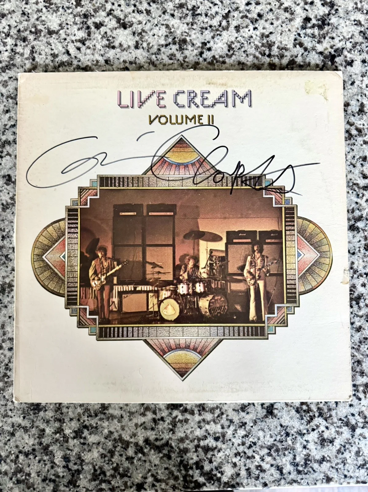 SIGNED ERIC CLAPTON ALBUM (LIVE CREAM, VOLUME 2, 1972)!!, image 2