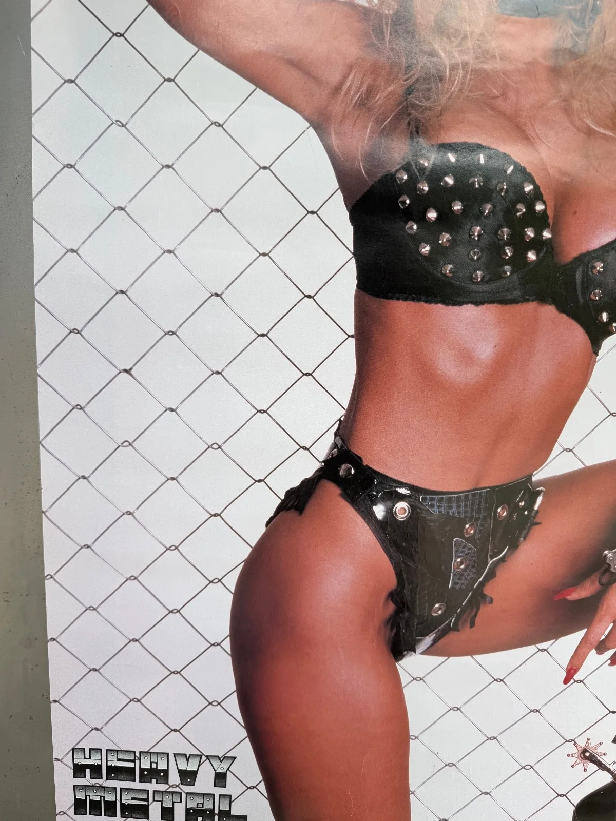 Heavy Metal II 1989 Poster 35x23 Hot Blonde RARE, изображение 4