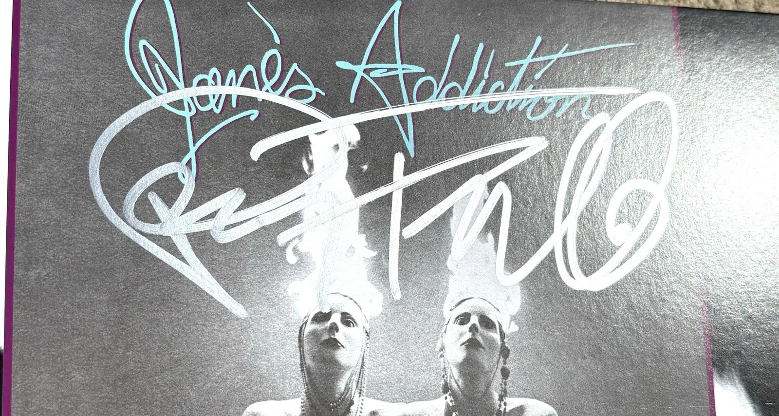 PERRY FARRELL Jane's Addiction SIGNED Vinyl JSA COA Ritual De Lo Habitual, изображение 2