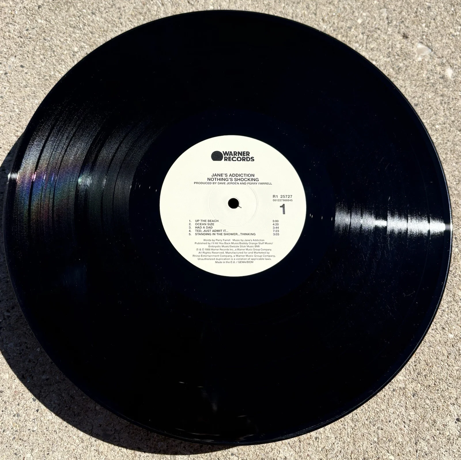 PERRY FARRELL Jane's Addiction SIGNED Vinyl JSA COA Ritual De Lo Habitual, изображение 5