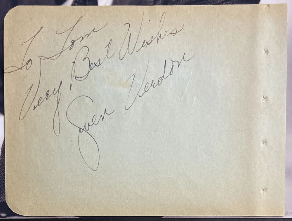 Henry Fonda, Gwen Verdon — HENRY FONDA GWEN VERDON Set Of 2 Of Autographs BOB FOSSE, изображение 2