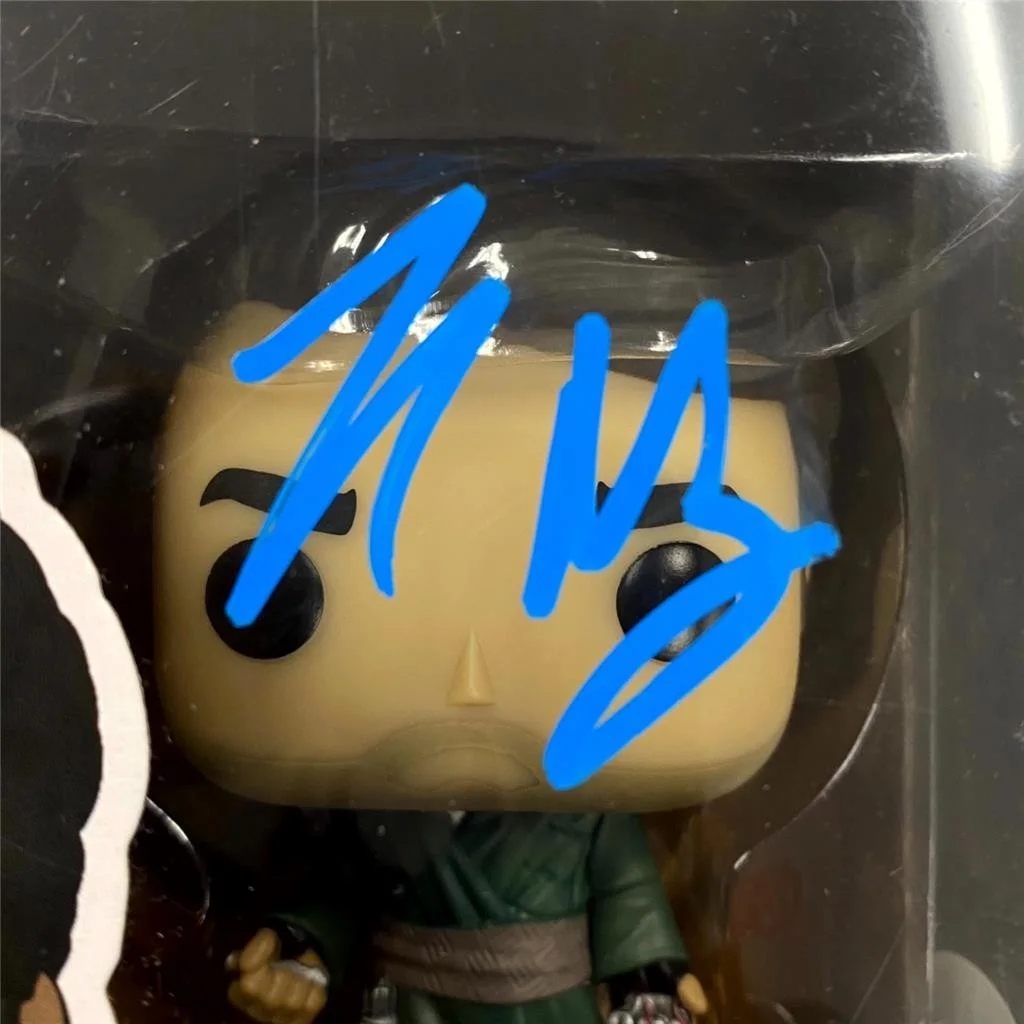 Kumail Nanjiani signed Haja Estree Funko Pop! 545 Star Wars autograph ~ JSA, image 2