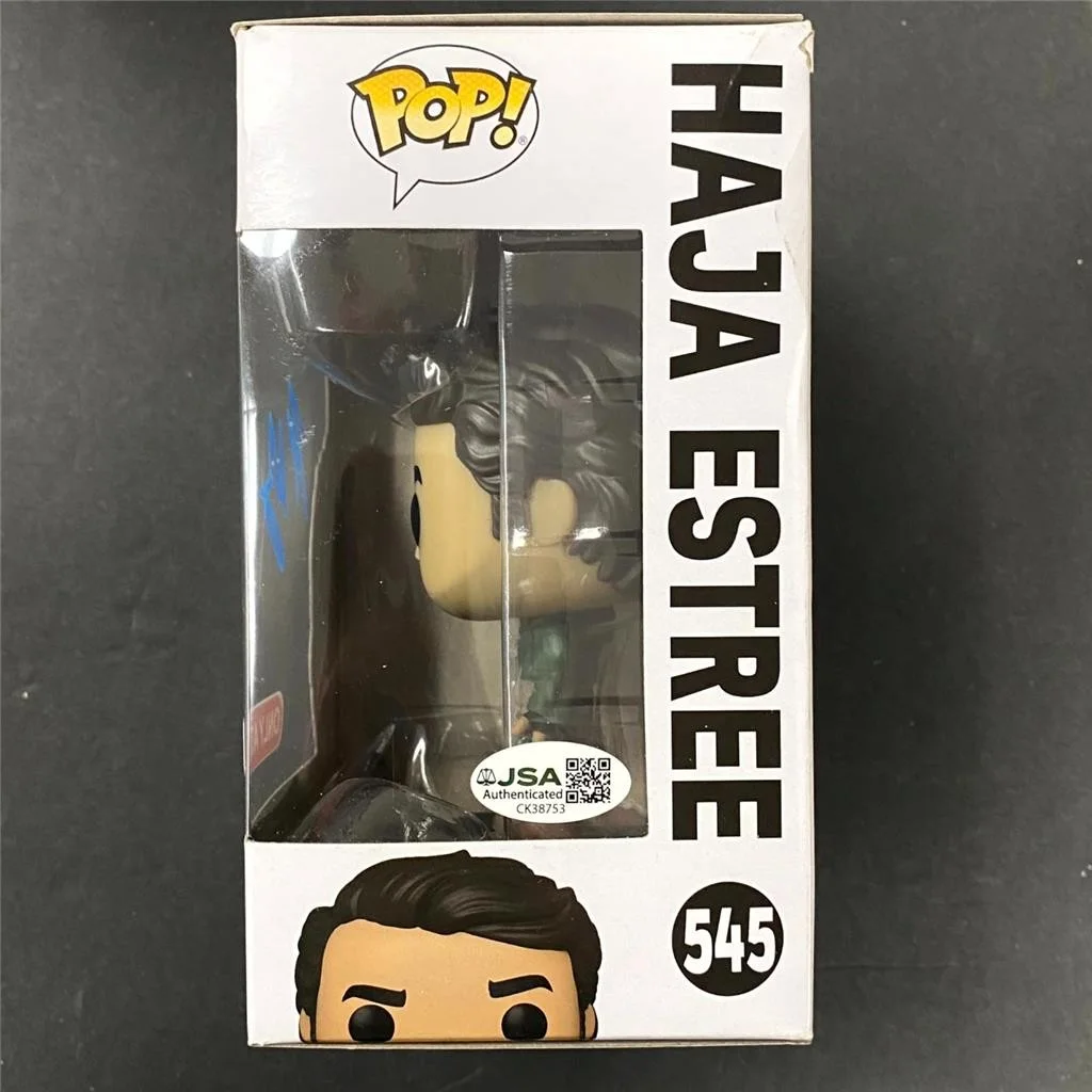 Kumail Nanjiani signed Haja Estree Funko Pop! 545 Star Wars autograph ~ JSA, image 3