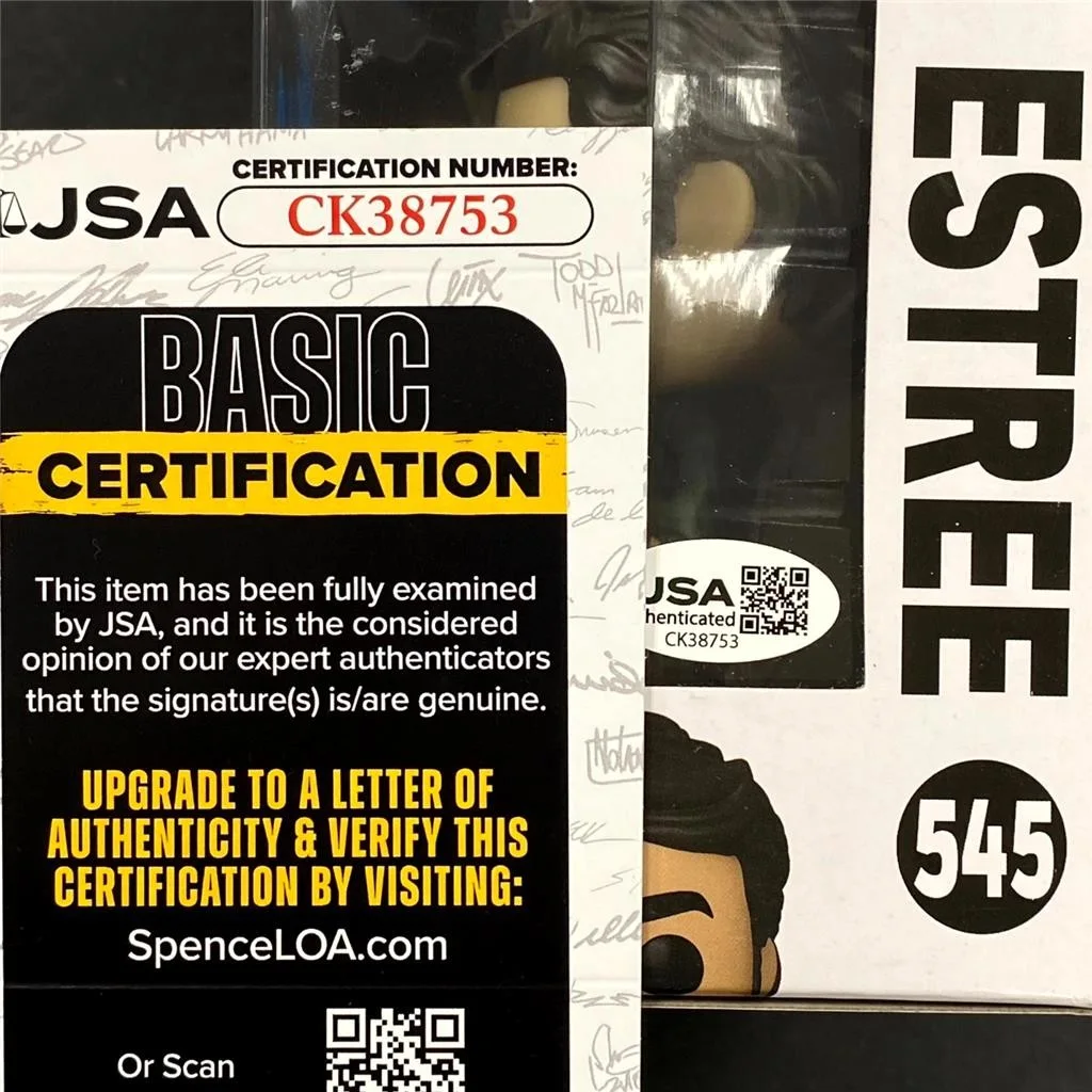 Kumail Nanjiani signed Haja Estree Funko Pop! 545 Star Wars autograph ~ JSA, image 5