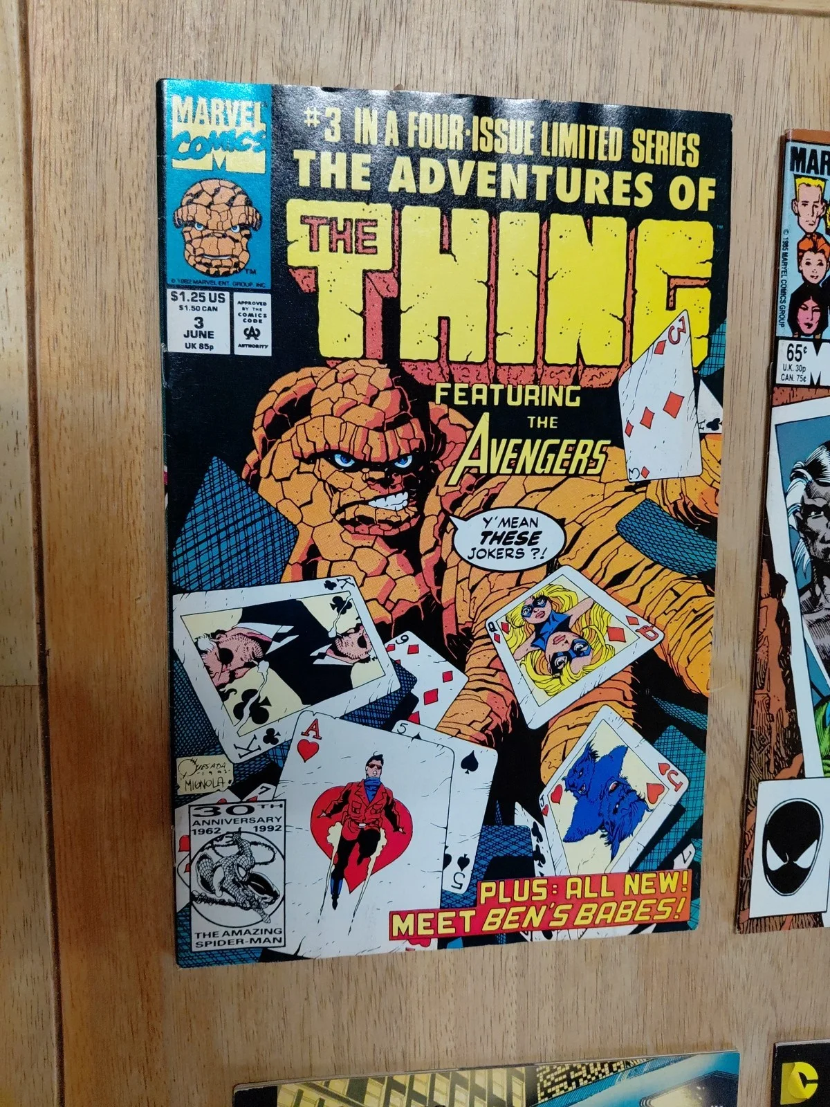 Comic book Lot of 17 1992 The Adventures of The Thing #3 Comic Book 1980s-recent, изображение 2
