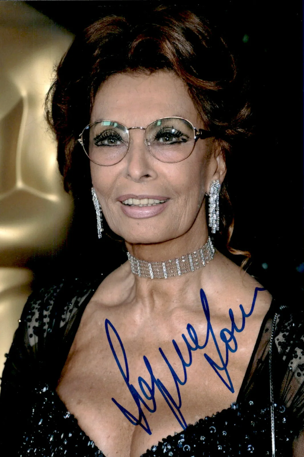 Sophia Loren — Sophia Loren Signed Autographed 4x6 Photo Movie Star / Actress / Beautiful #7