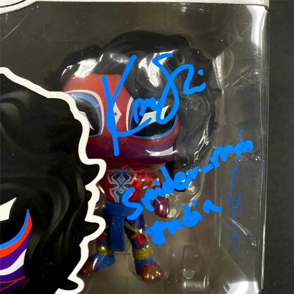 Karan Soni signed "Spider-Man India, Pavitr Prabhakar" Funko Pop! autograph JSA, изображение 2