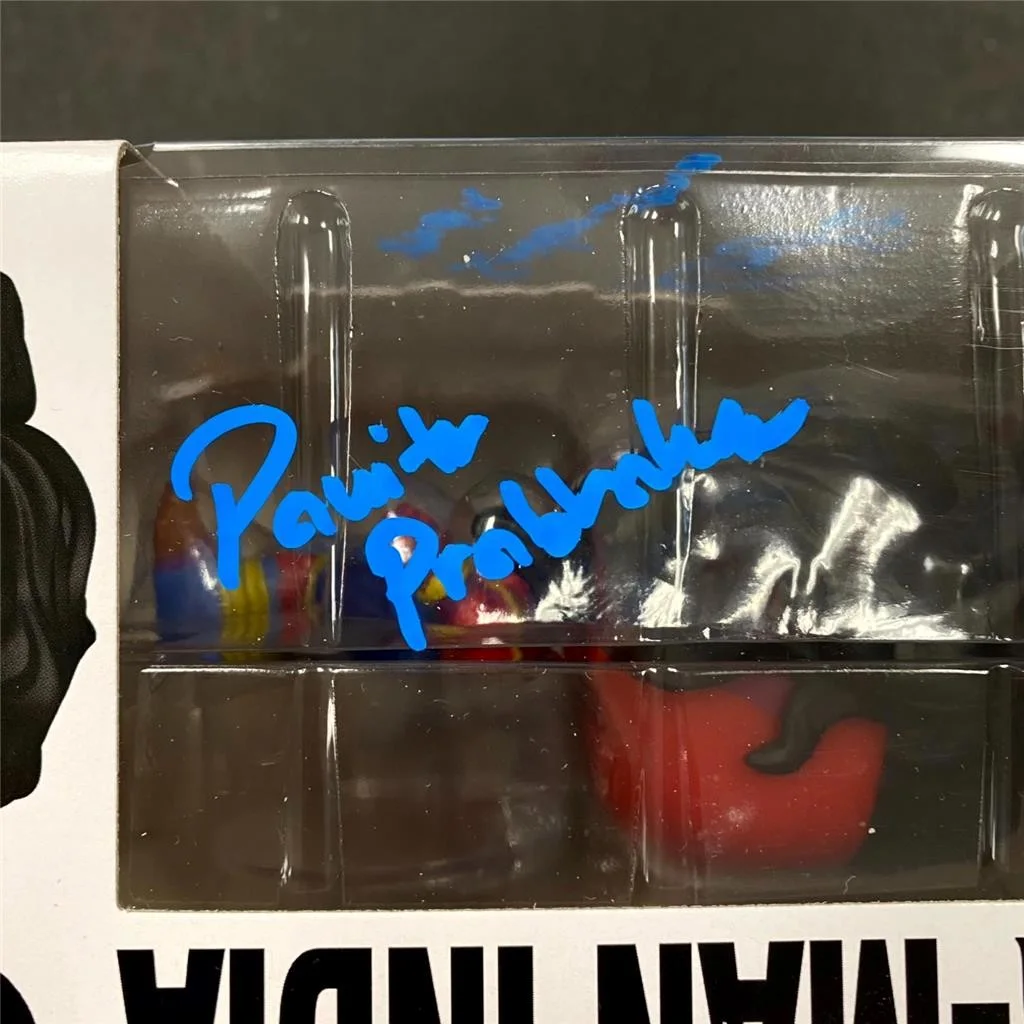Karan Soni signed "Spider-Man India, Pavitr Prabhakar" Funko Pop! autograph JSA, изображение 3
