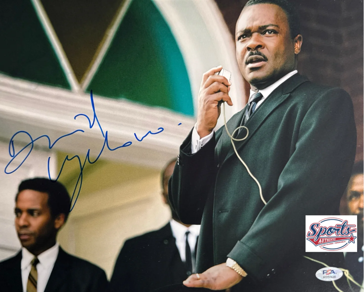 David Oyelowo — David Oyelowo Signed 11x14 Selma Photo PSA AQ52428