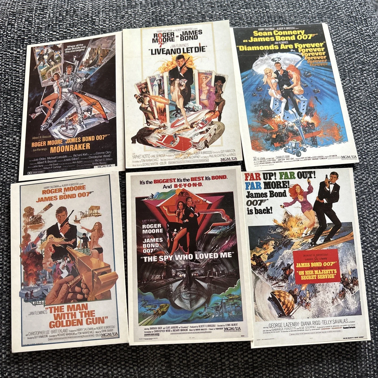 1989 James Bond 007 Presentation Pack of 17 Film Postcards - NM Cards, изображение 3