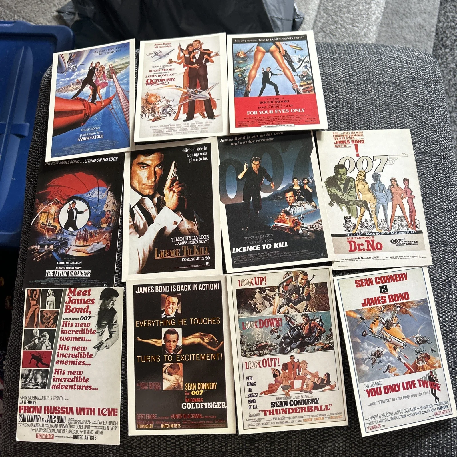 1989 James Bond 007 Presentation Pack of 17 Film Postcards - NM Cards, изображение 4
