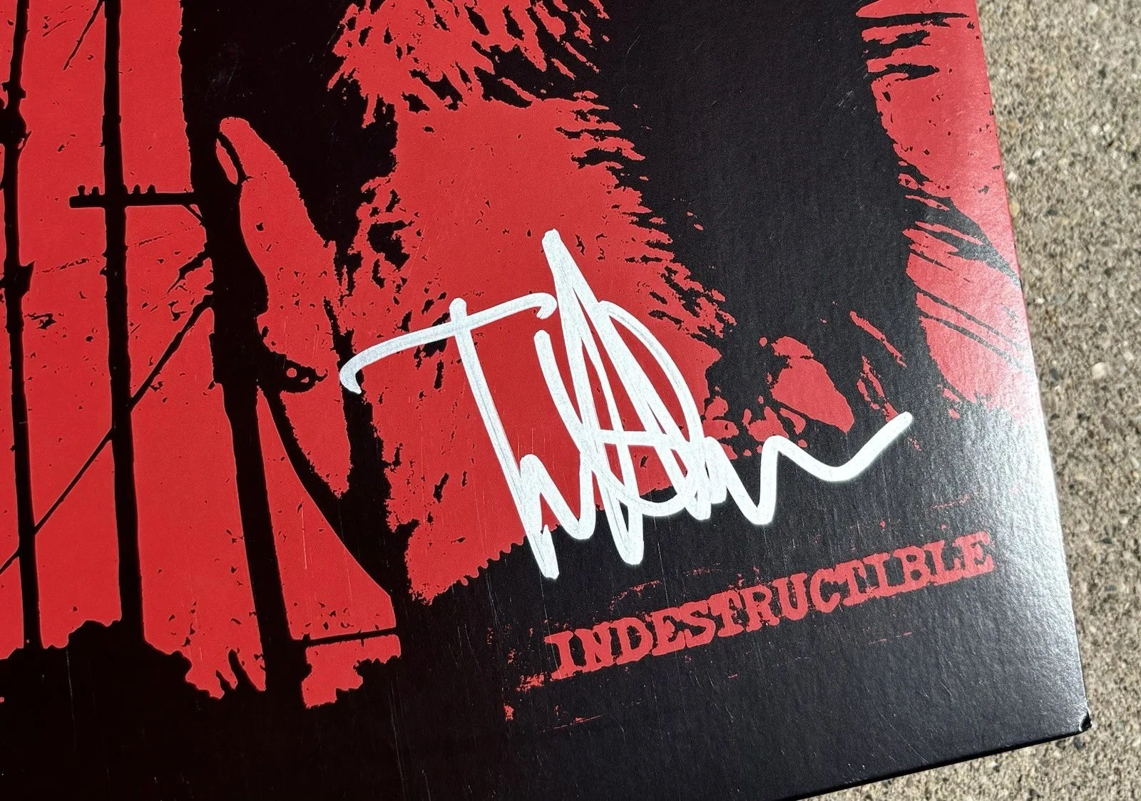 RANCID Tim Armstrong SIGNED Red Vinyl JSA COA Indescrutible, image 2