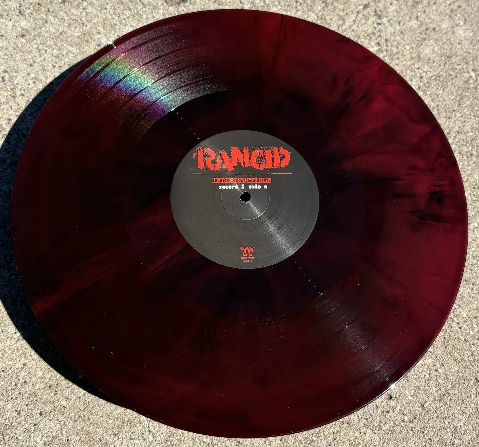 RANCID Tim Armstrong SIGNED Red Vinyl JSA COA Indescrutible, image 5