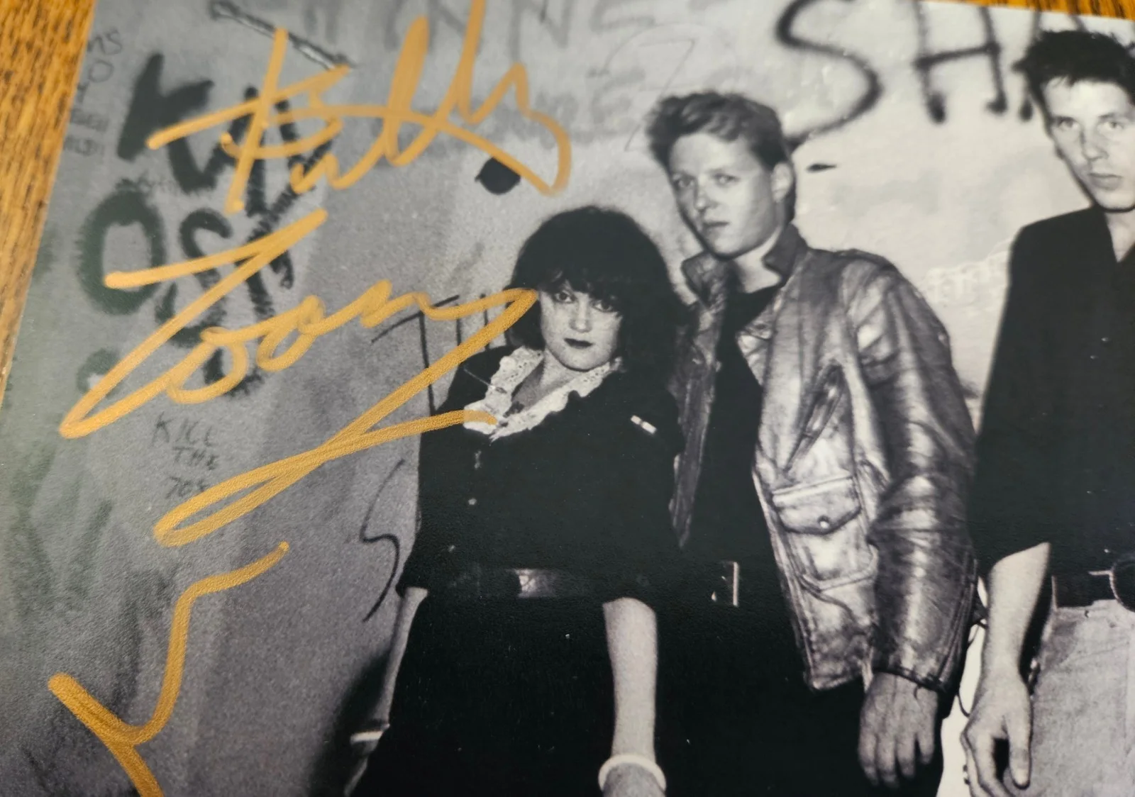 X (Punk Band) Signed 8x10 Photo Full Band Rare, изображение 4