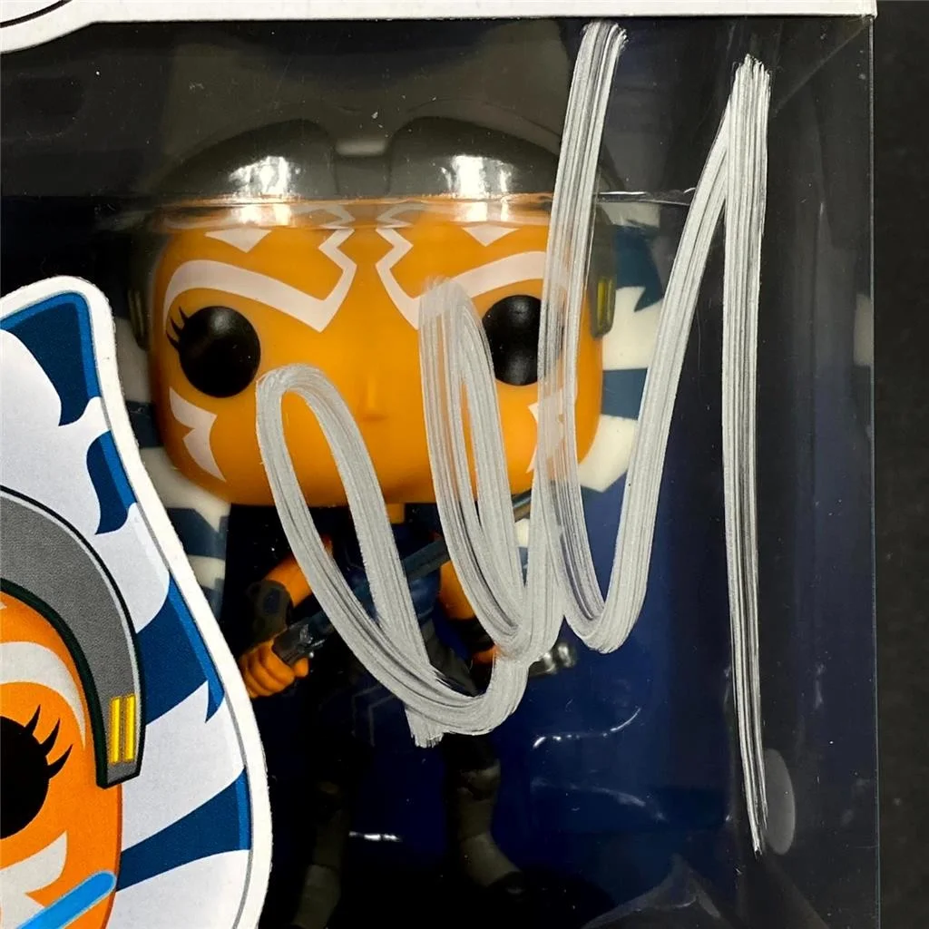 Ariana Greenblatt signed Ahsoka Funko Pop! 409 Star Wars autograph ~ JSA, image 2