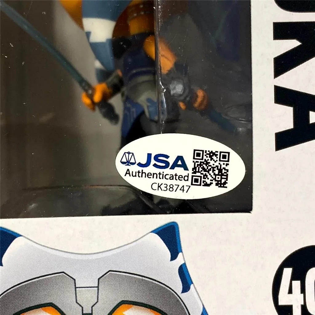 Ariana Greenblatt signed Ahsoka Funko Pop! 409 Star Wars autograph ~ JSA, image 4