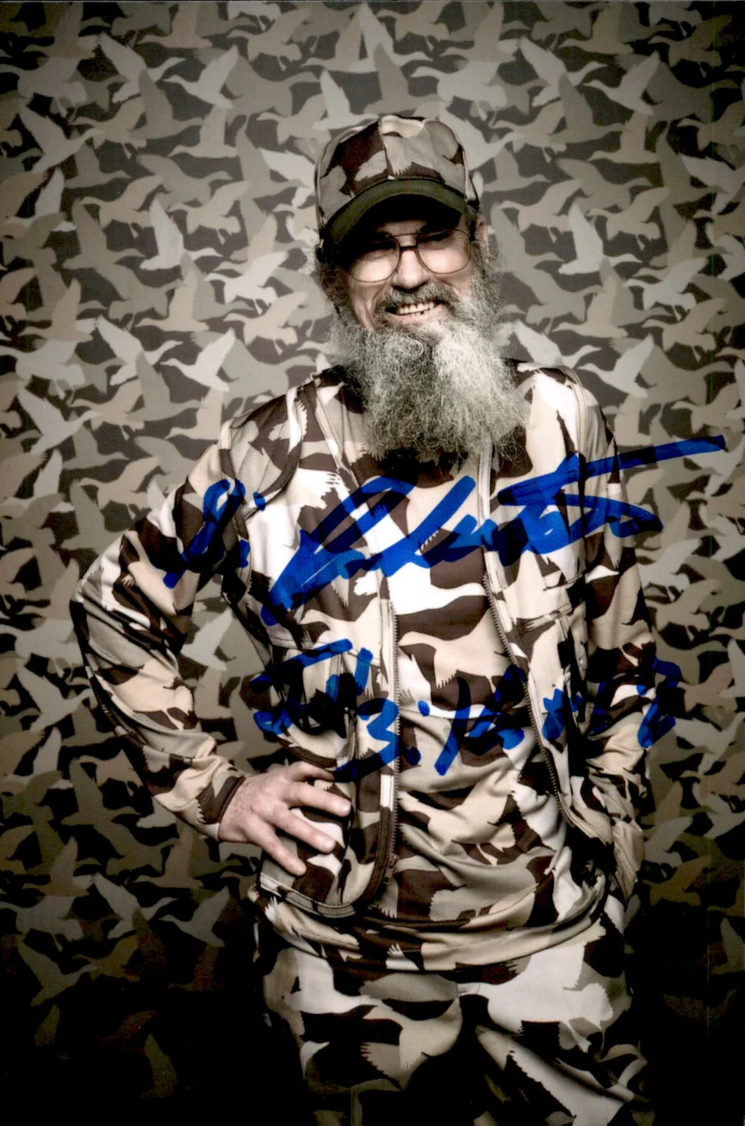 Si Robertson — Si Robertson Signed Autographed 4x6 Photo Duck Dynasty Television Show #3