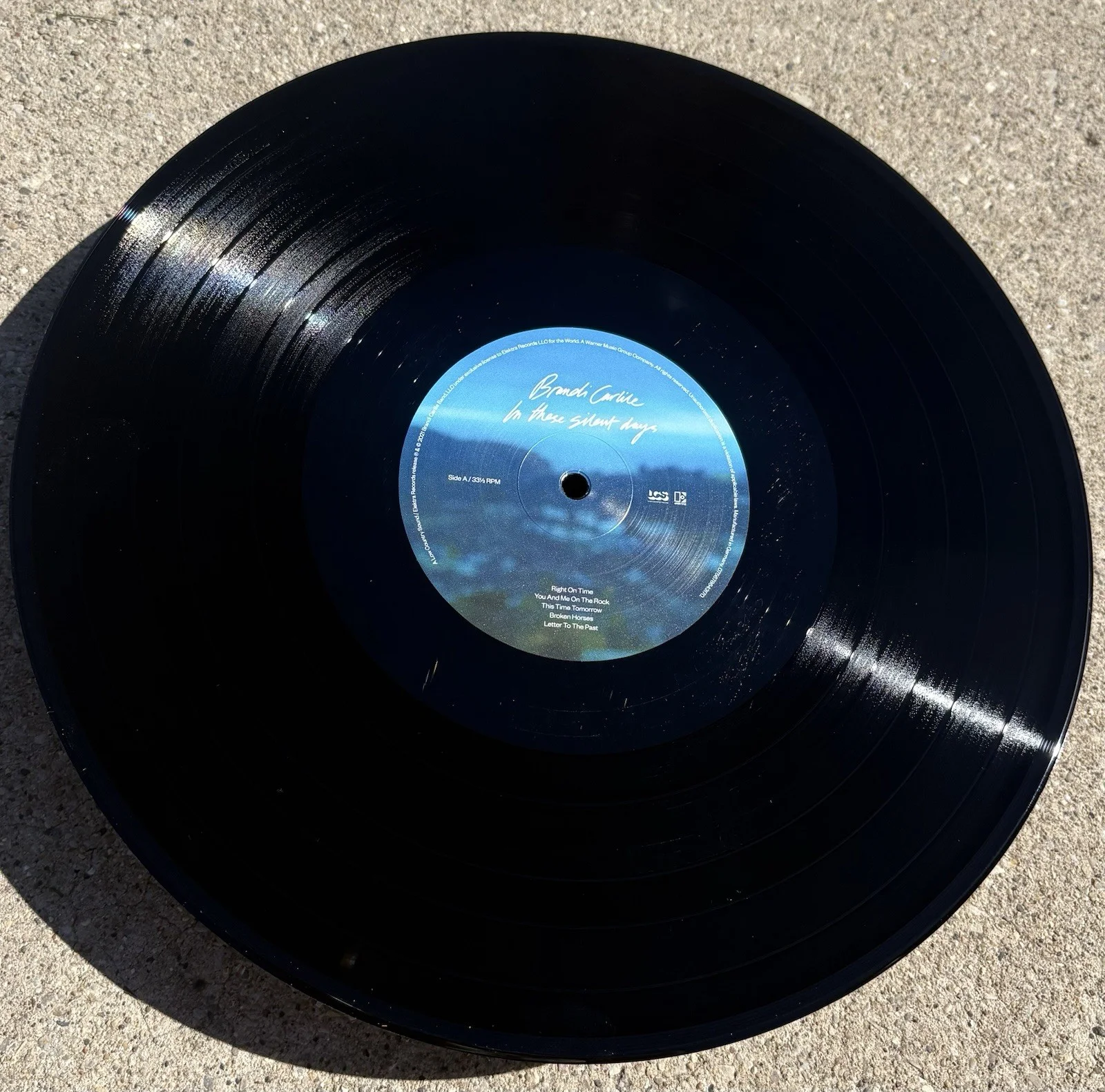 BRANDI CARLILE SIGNED Vinyl JSA COA In These Silent Days, image 5