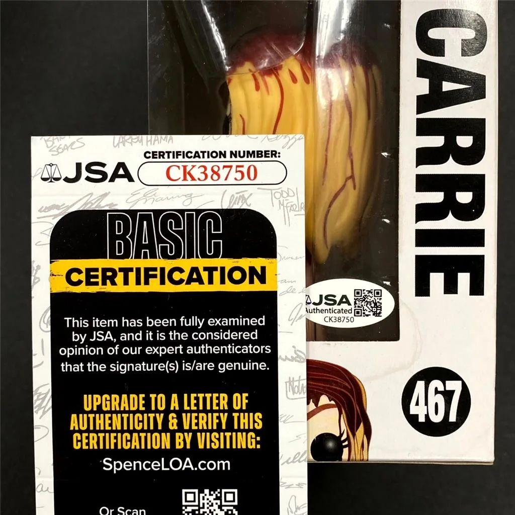 Chloe Moretz signed Carrie Funko Pop! #467 autograph ~ JSA, image 5