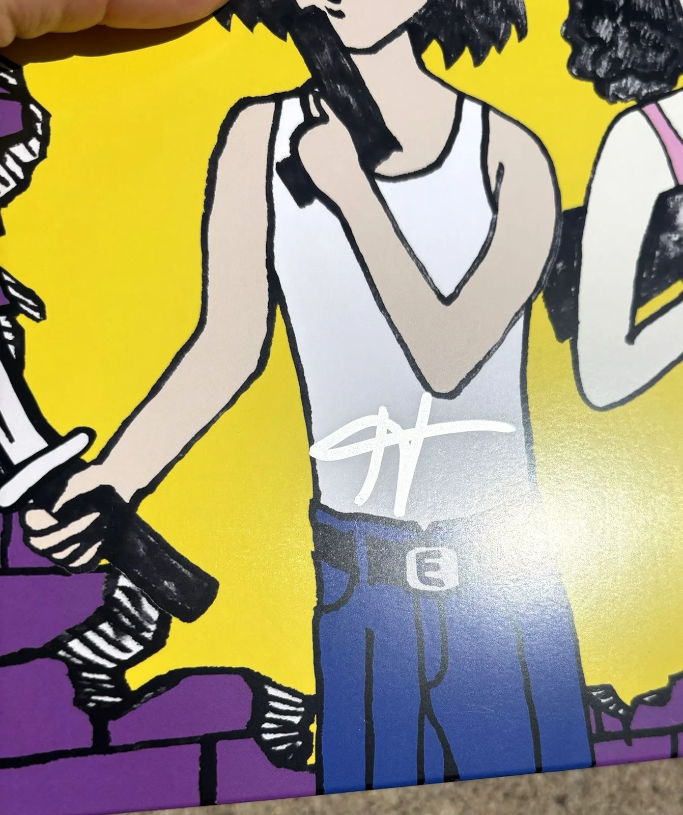 EYEDRESS SIGNED Yellow Vinyl JSA COA Let’s Skip To The Wedding, image 2