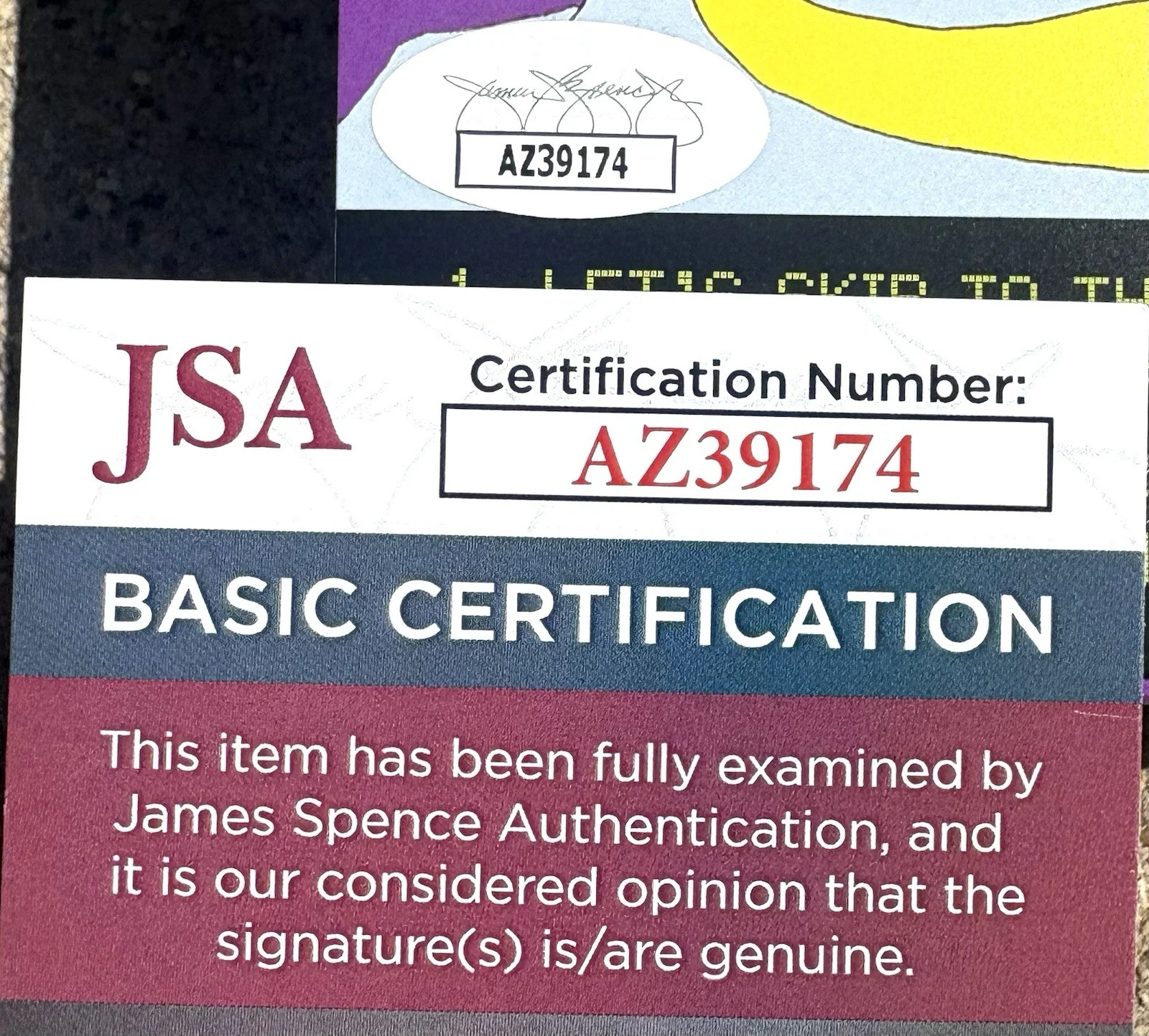 EYEDRESS SIGNED Yellow Vinyl JSA COA Let’s Skip To The Wedding, image 4