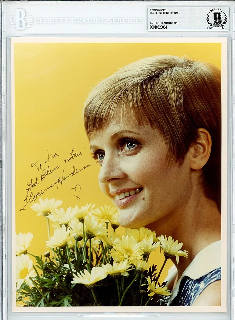 Florence Henderson — BRADY BUNCH -FLORENCE HENDERSON-BECKETT Signed/Autograph/Auto Vintage 8x10 Photo