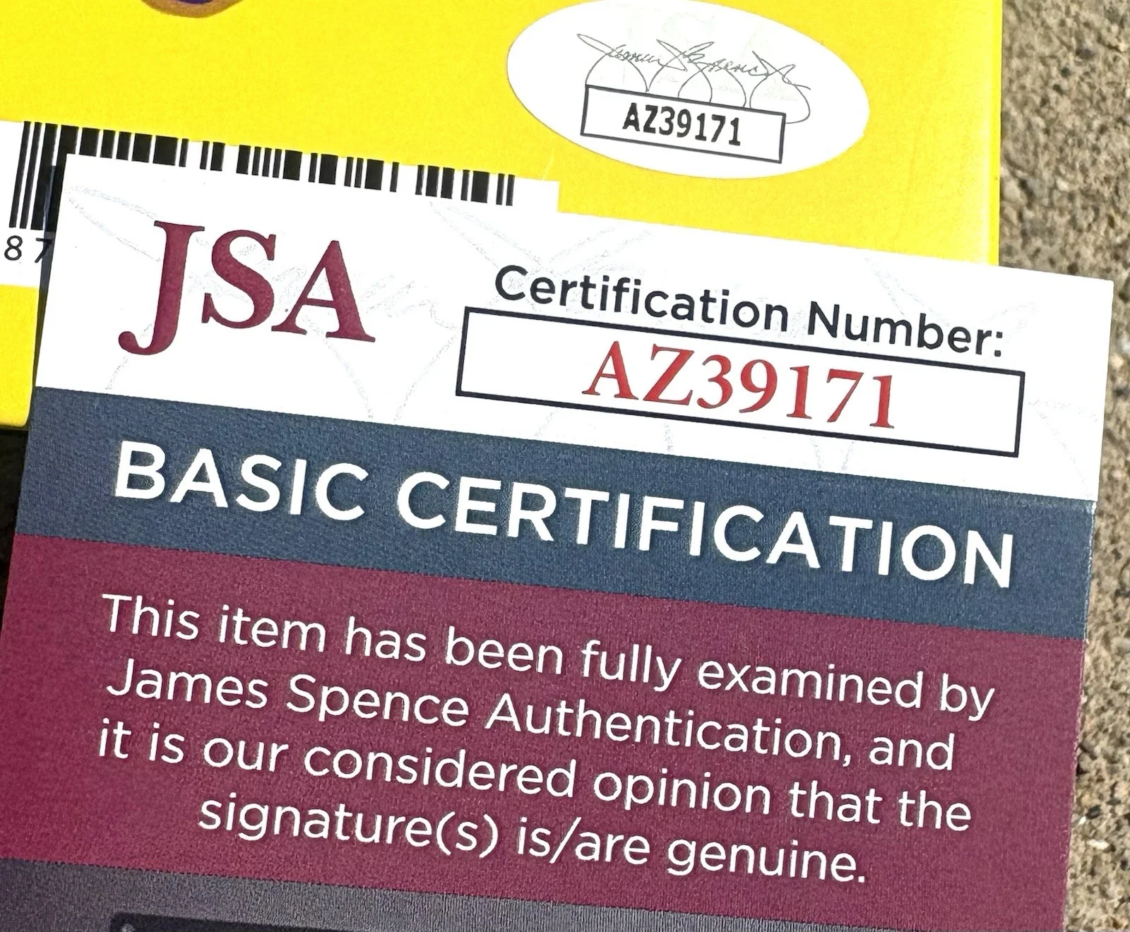EYEDRESS SIGNED Green Vinyl JSA COA Sensitive G, image 4