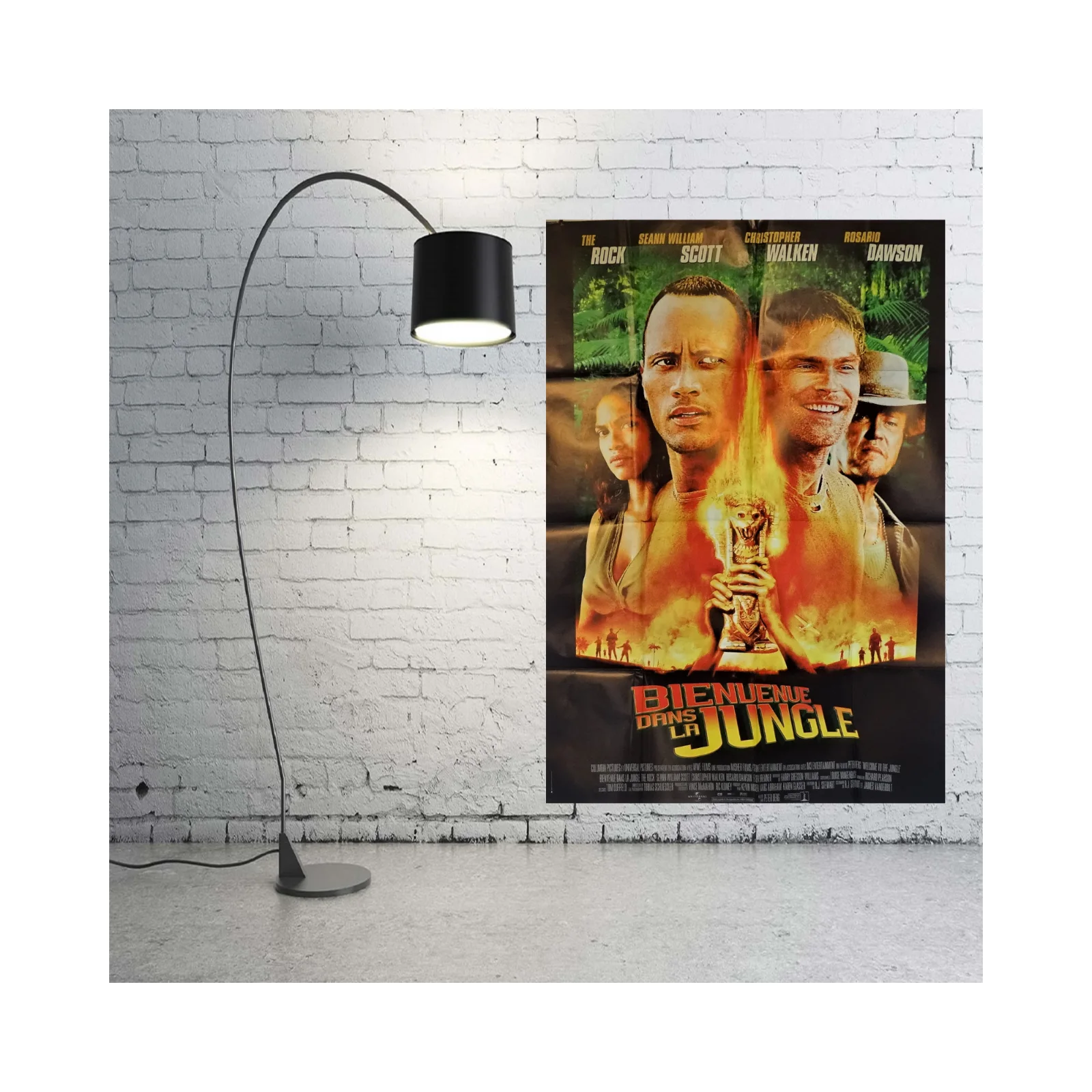 The Rundown The Rock Bienvenue dans la Jungle large original French film poster, изображение 2