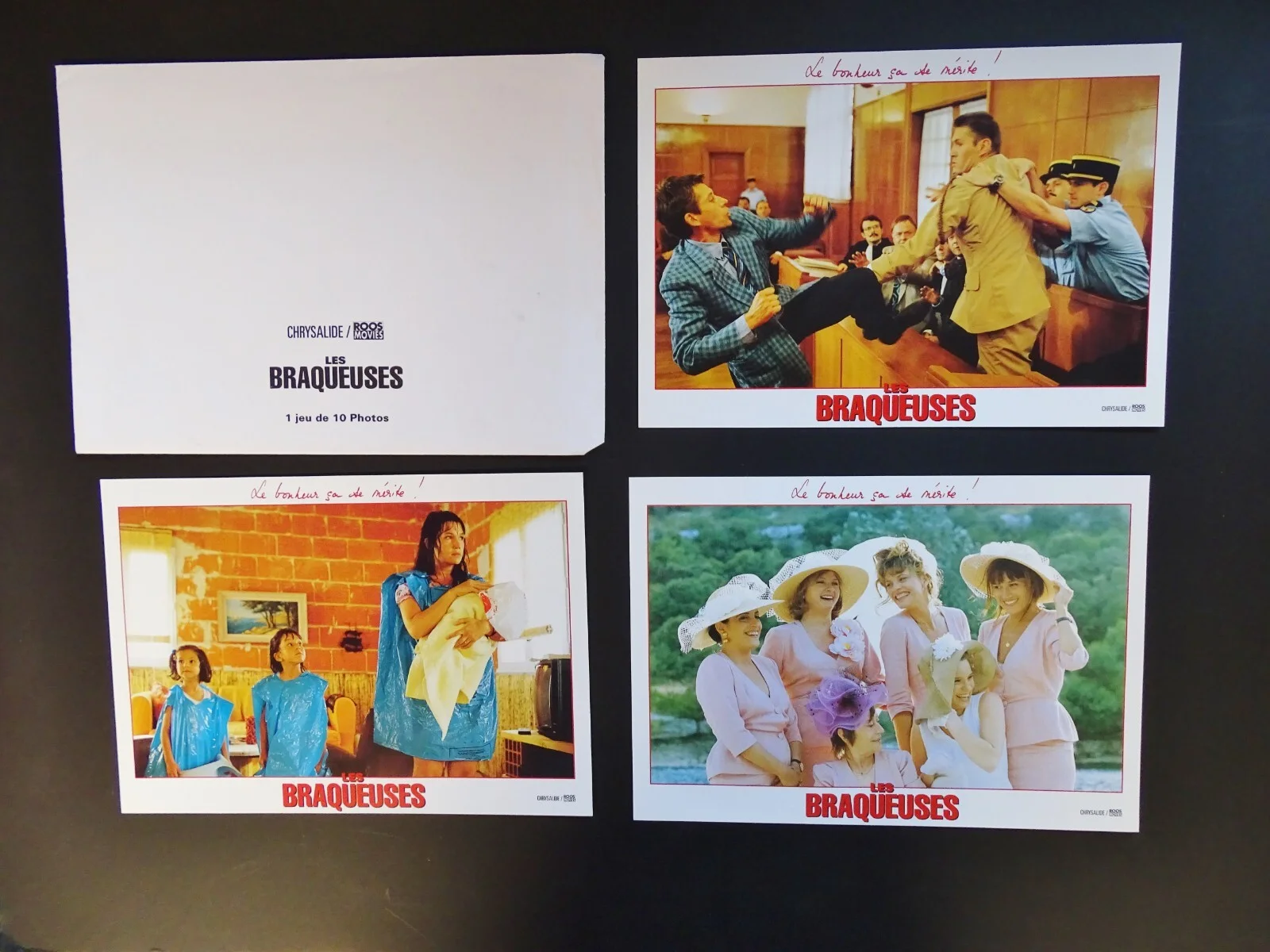 Les Braqueuses Girls with Guns 1994 original French movie poster + 8 lobby cards, изображение 4