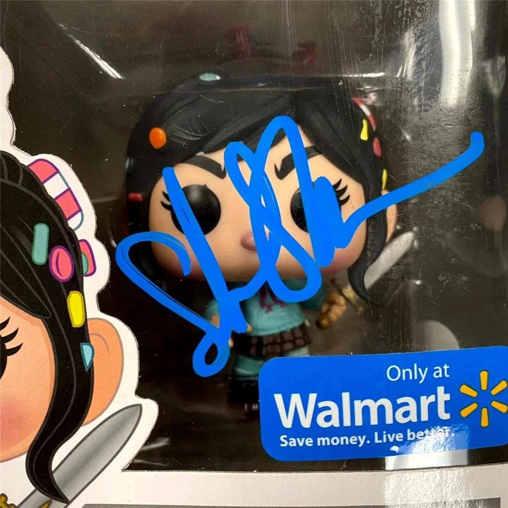 Sarah Silverman signed Vanellope Wreck It Ralph Funko Pop! #15 autograph ~ JSA, image 2