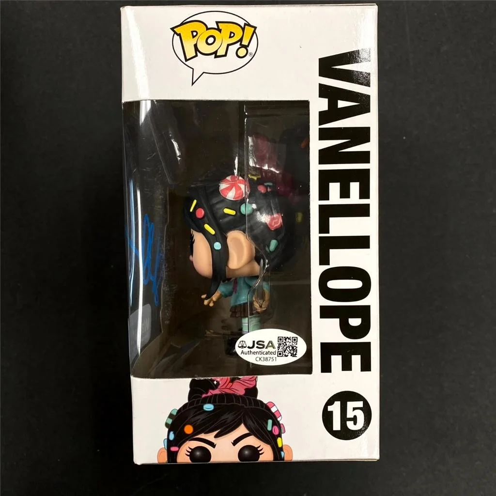 Sarah Silverman signed Vanellope Wreck It Ralph Funko Pop! #15 autograph ~ JSA, image 3