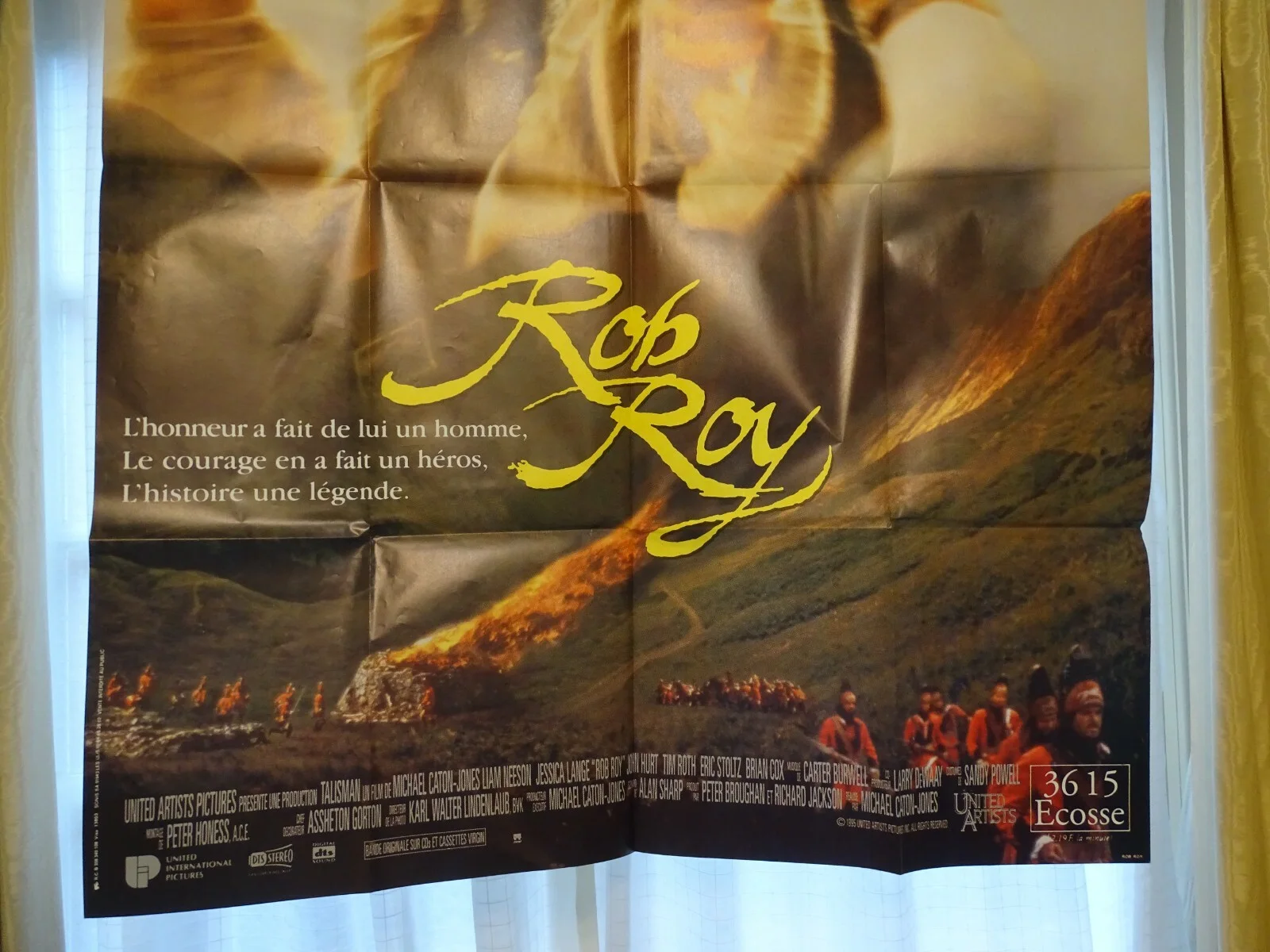 Rob Roy 1995 original French film poster memorabilia 3 lobby cards Liam Neeson, изображение 4