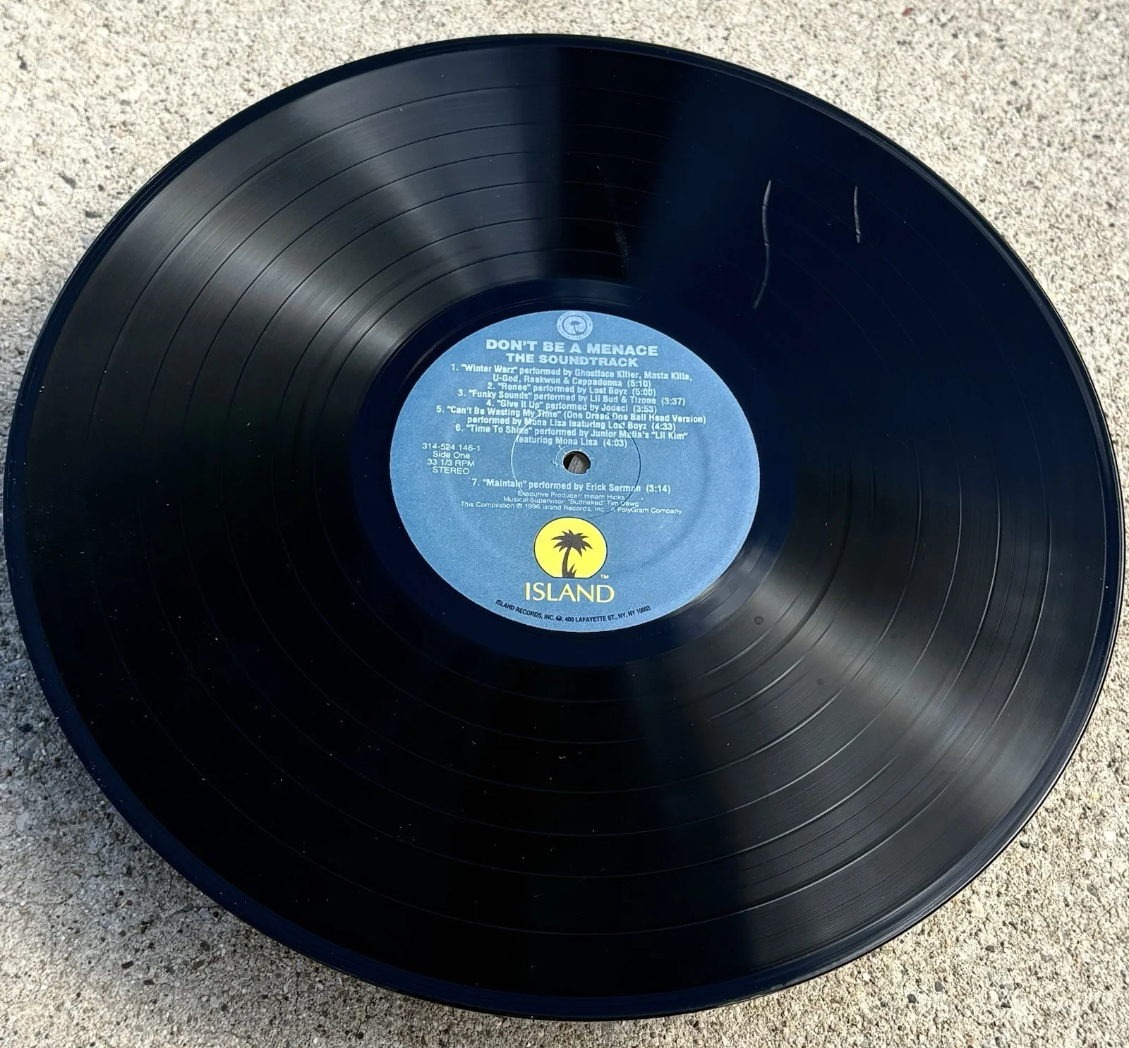 DON’T BE A MENACE SIGNED Soundtrack Vinyl JSA COA Marlon & Shawn Wayans, image 5