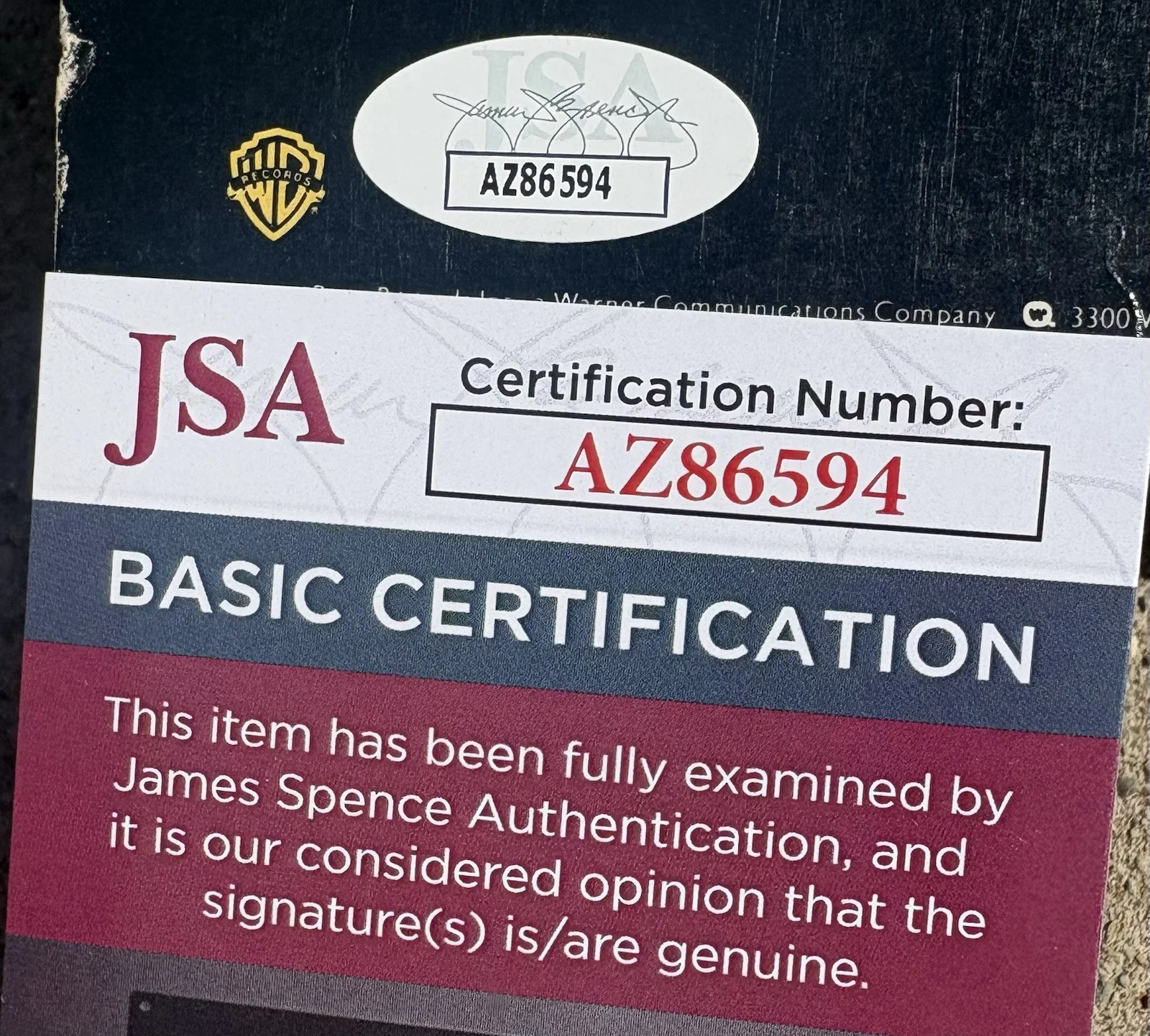 RICKIE LEE JONES SIGNED Vinyl JSA COA The Magazine, изображение 3
