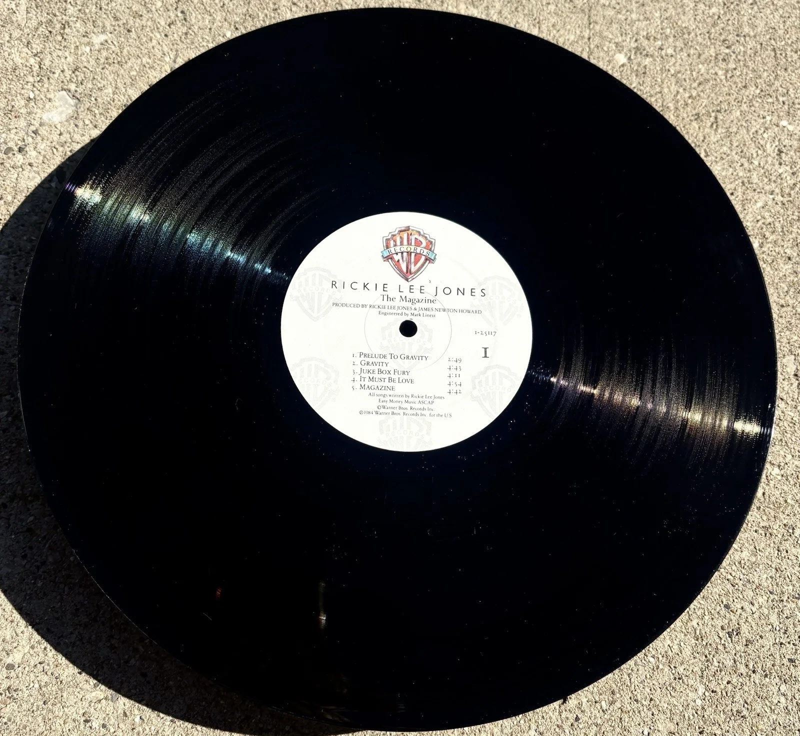 RICKIE LEE JONES SIGNED Vinyl JSA COA The Magazine, изображение 4