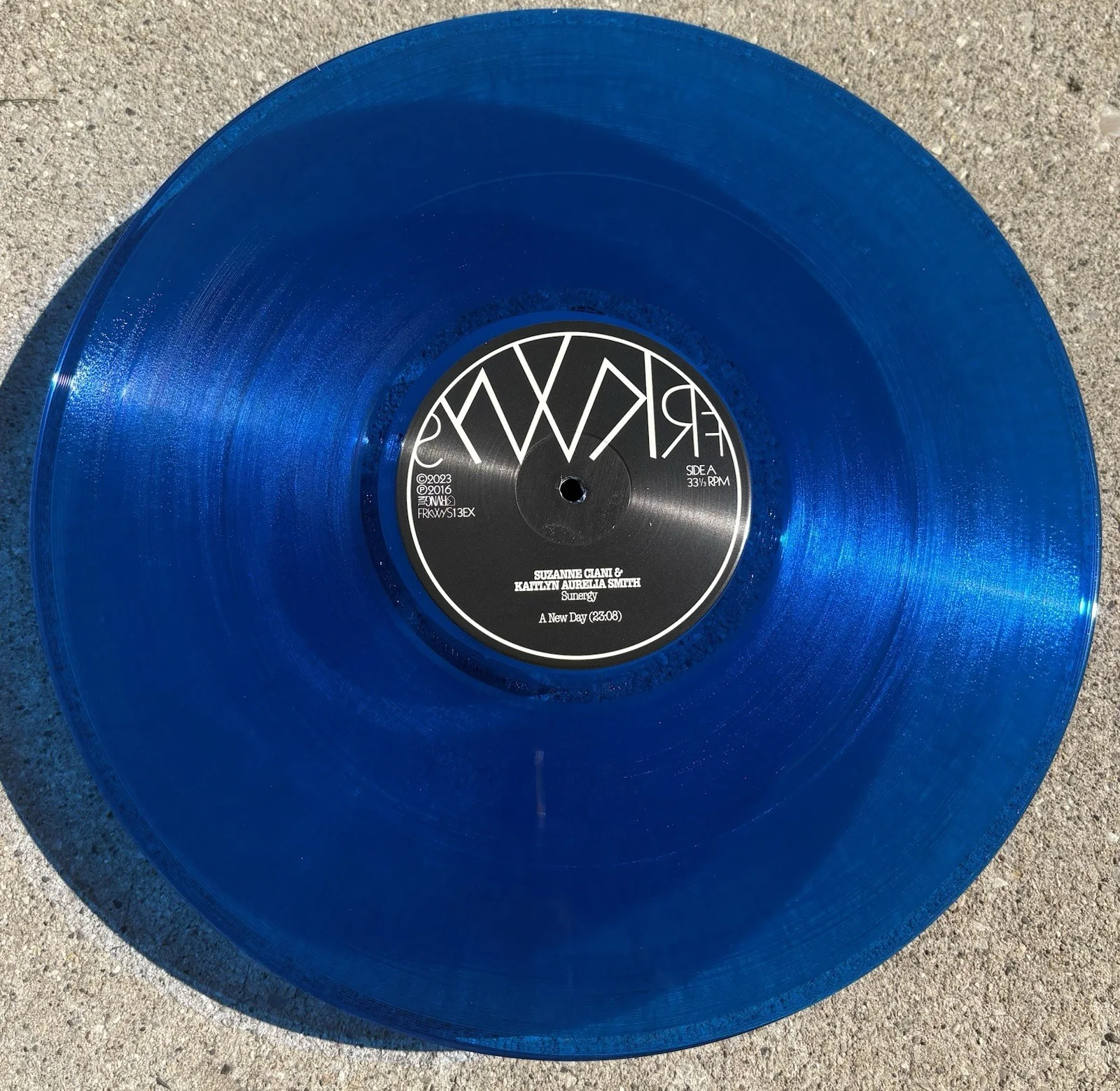 SUZANNE CIANI SIGNED Blue Vinyl JSA COA Sunergy, image 4