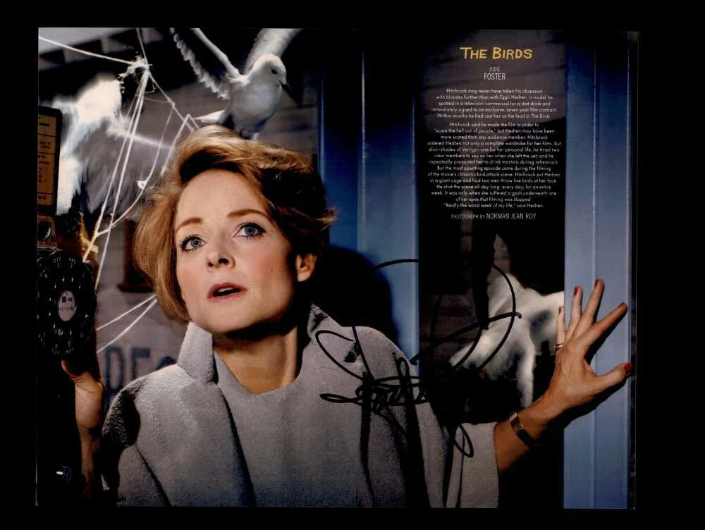 Jodie Foster — Jodie Foster JSA Coa Signed 8x10 The Birds Photo Autograph