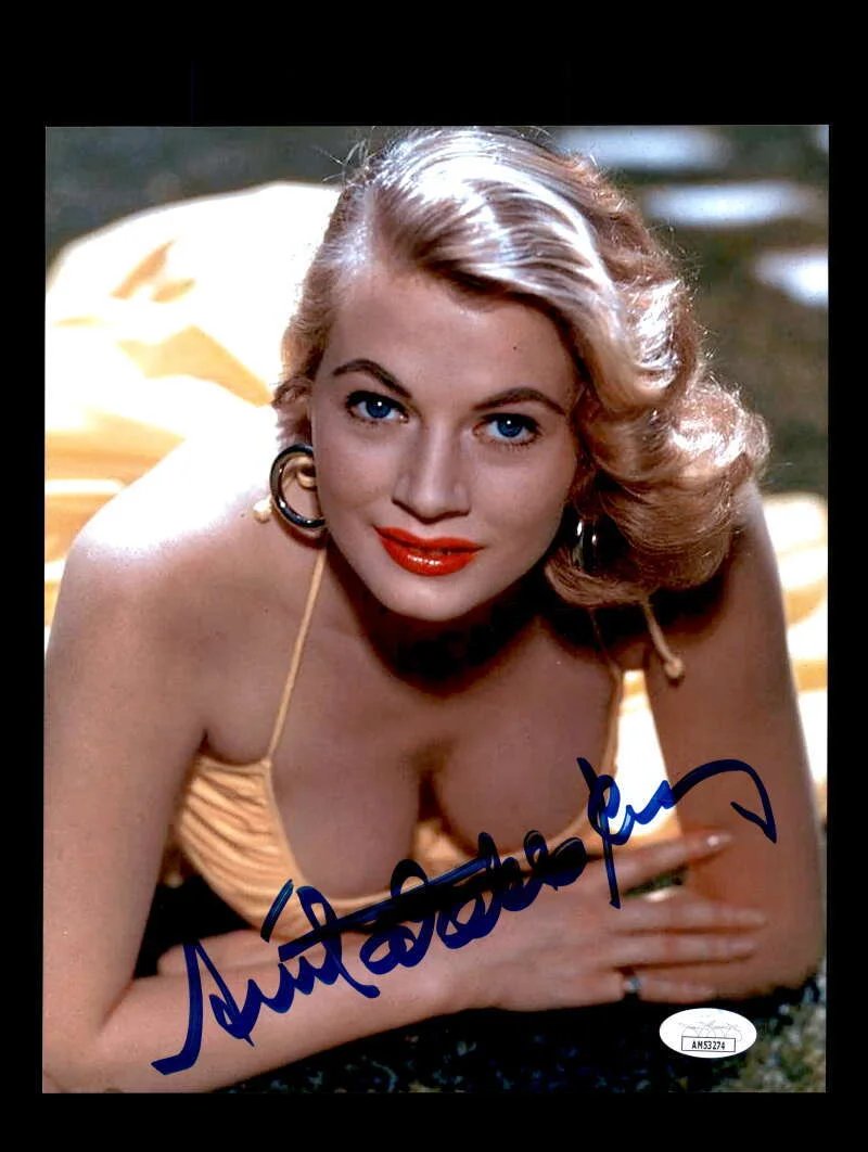 Anita Ekberg — Anita Ekberg JSA Coa Signed 8x10 Photo Fantastic Autograph