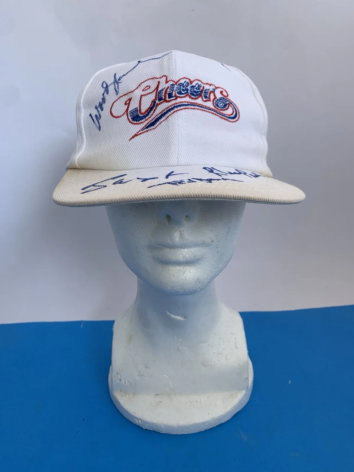 CHEERS Cast AUTOGRAPH Hat Woody Harrelson TED DANSON Rhea Perlman CLIFF + NORM, image 3