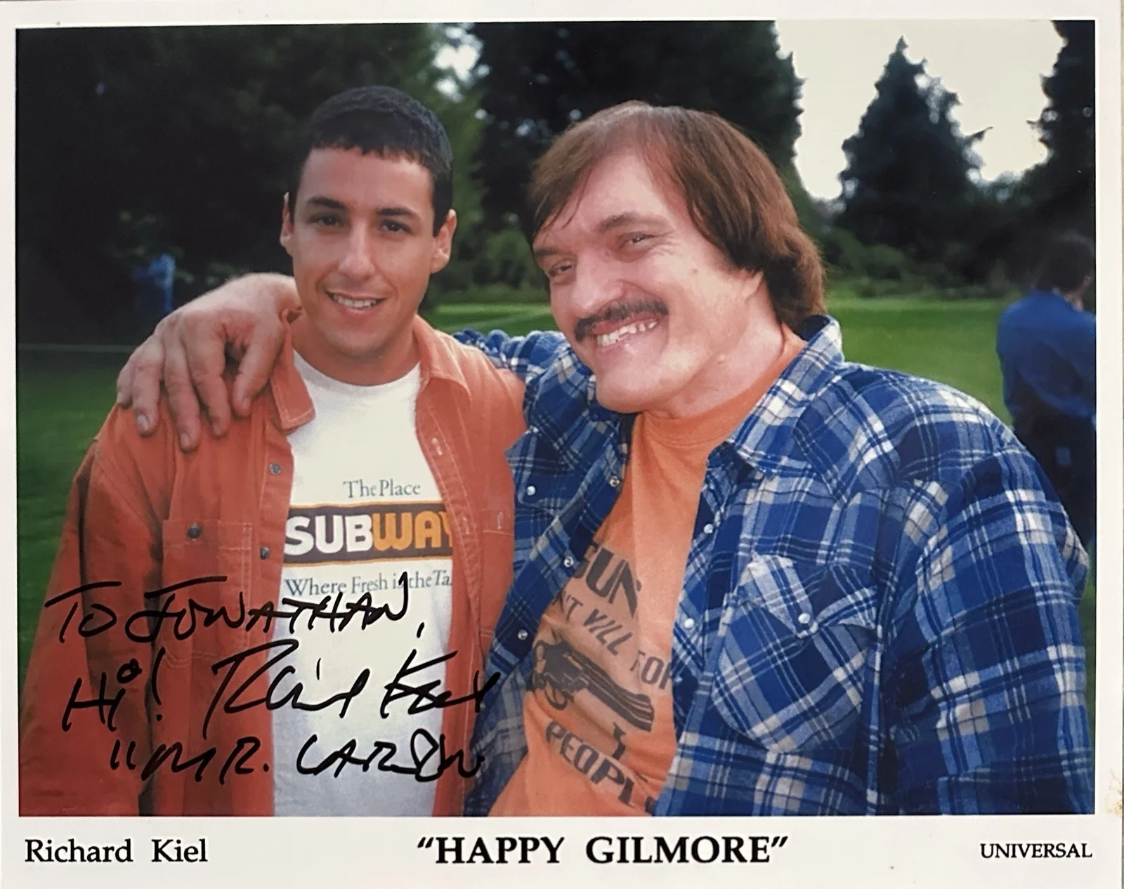 Richard Kiel — RICHARD KIEL Signed Autographed 8x10 Photo from HAPPY GILMORE (d.2014)