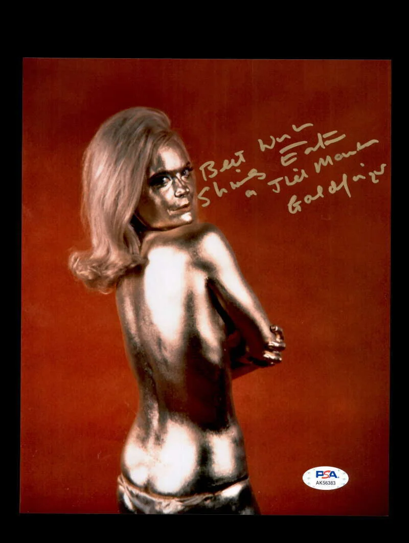 Shirley Eaton — Shirley Eaton PSA DNA Coa Signed 8x10 James Bond Photo Autographed