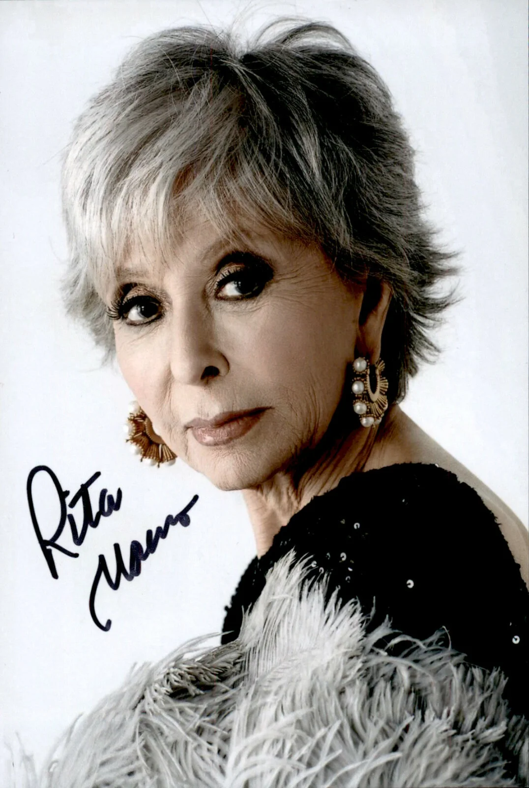 Rita Moreno — Rita Moreno Signed Autographed 4x6 Photo Actress / West Side Story #3