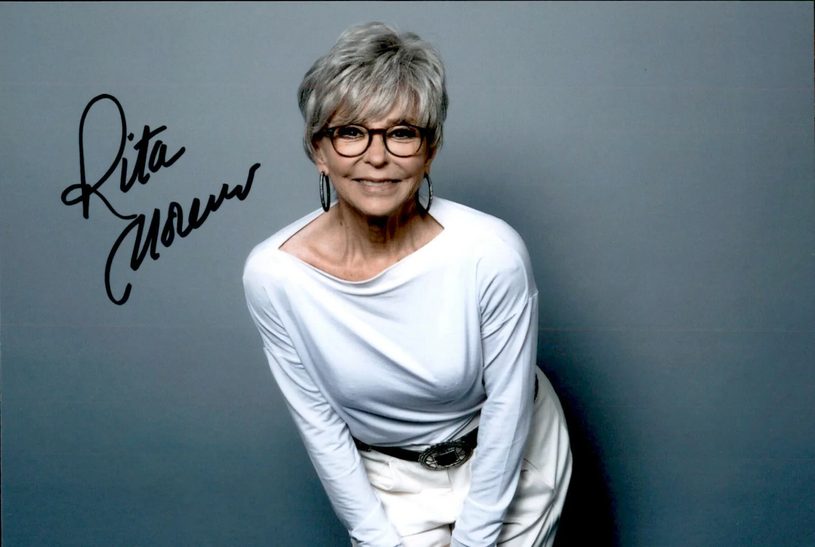Rita Moreno — Rita Moreno Signed Autographed 4x6 Photo Actress / West Side Story