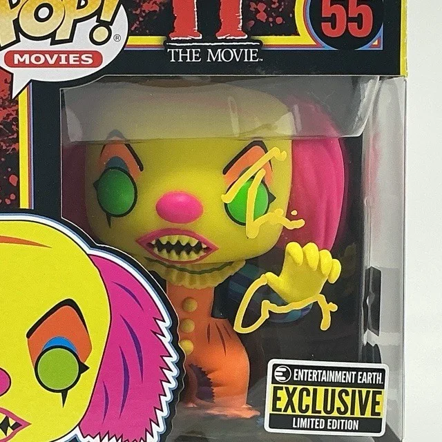 Tim Curry — Tim Curry Autographed Pennywise IT Limited Edition Blacklight Funko Pop BAS, image 2