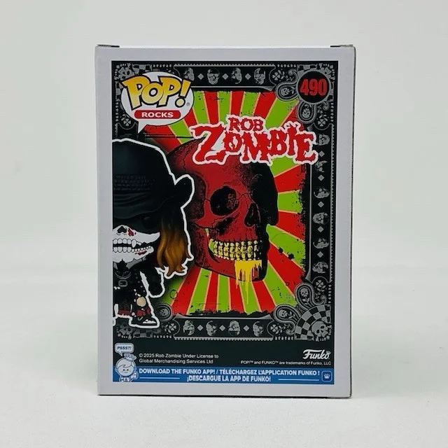 Mike Riggs Autographed X2 Guitarist Rob Zombie Funko Pop Rocks #490 JSA COA, image 5