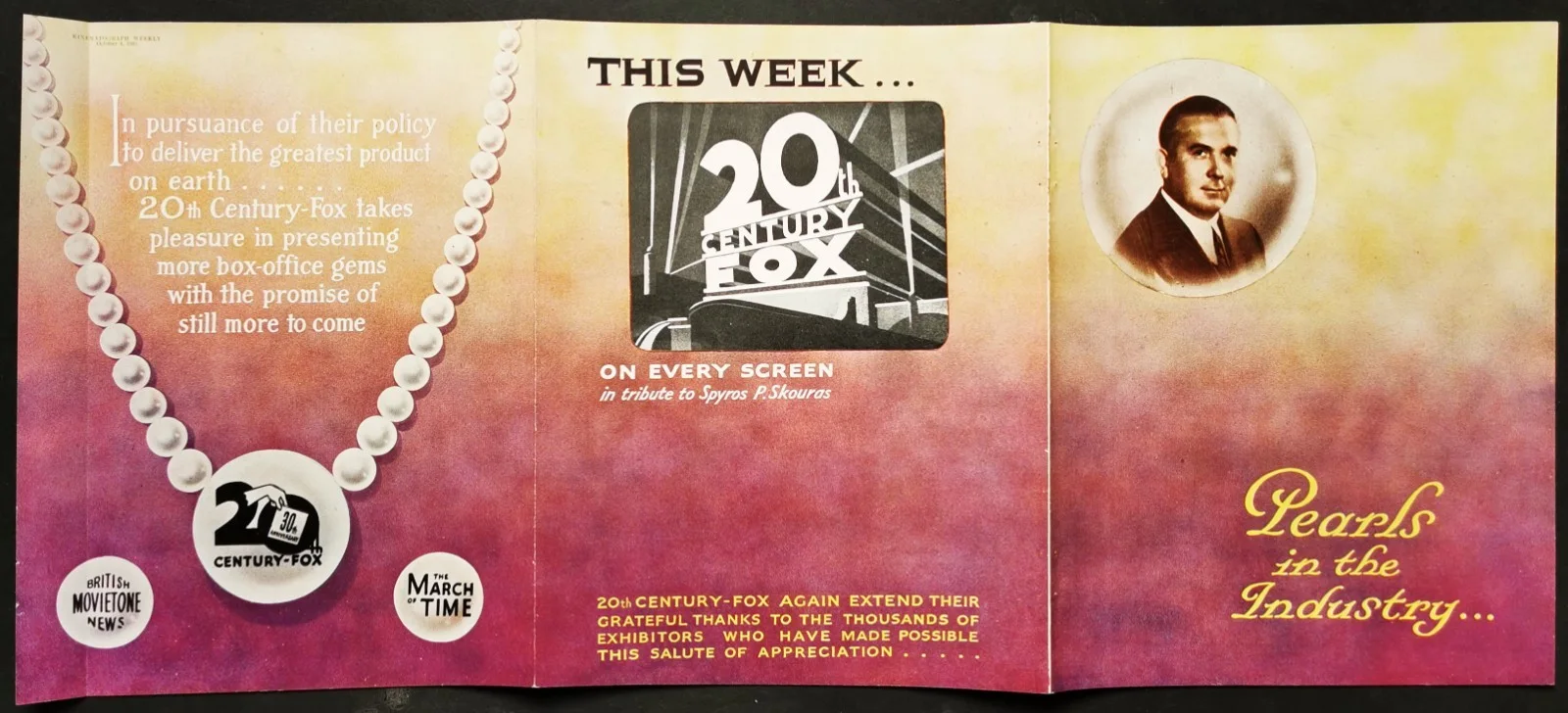 DIAMOND HORSESHOE - A BELL FOR ADANO - 20TH CENTURY FOX TRADE ADVERT, изображение 2
