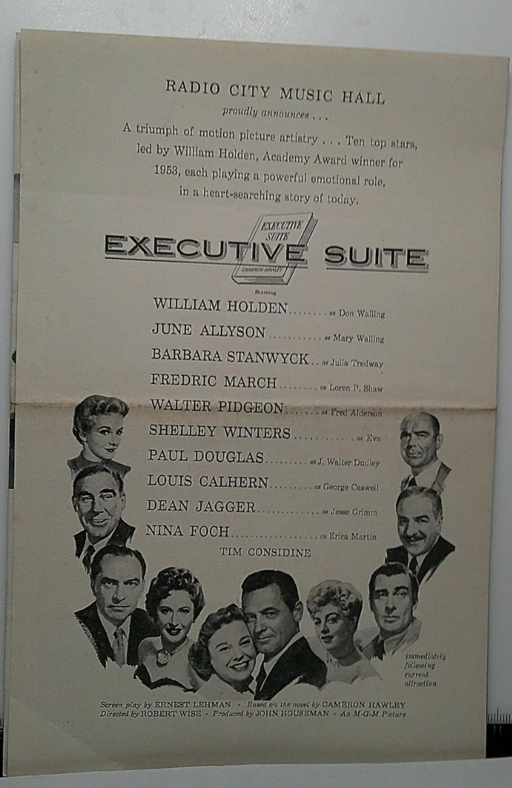 1954 Radio City Music Hall New York leaflet Rose Marie Ann blyth Howard Keel, изображение 3